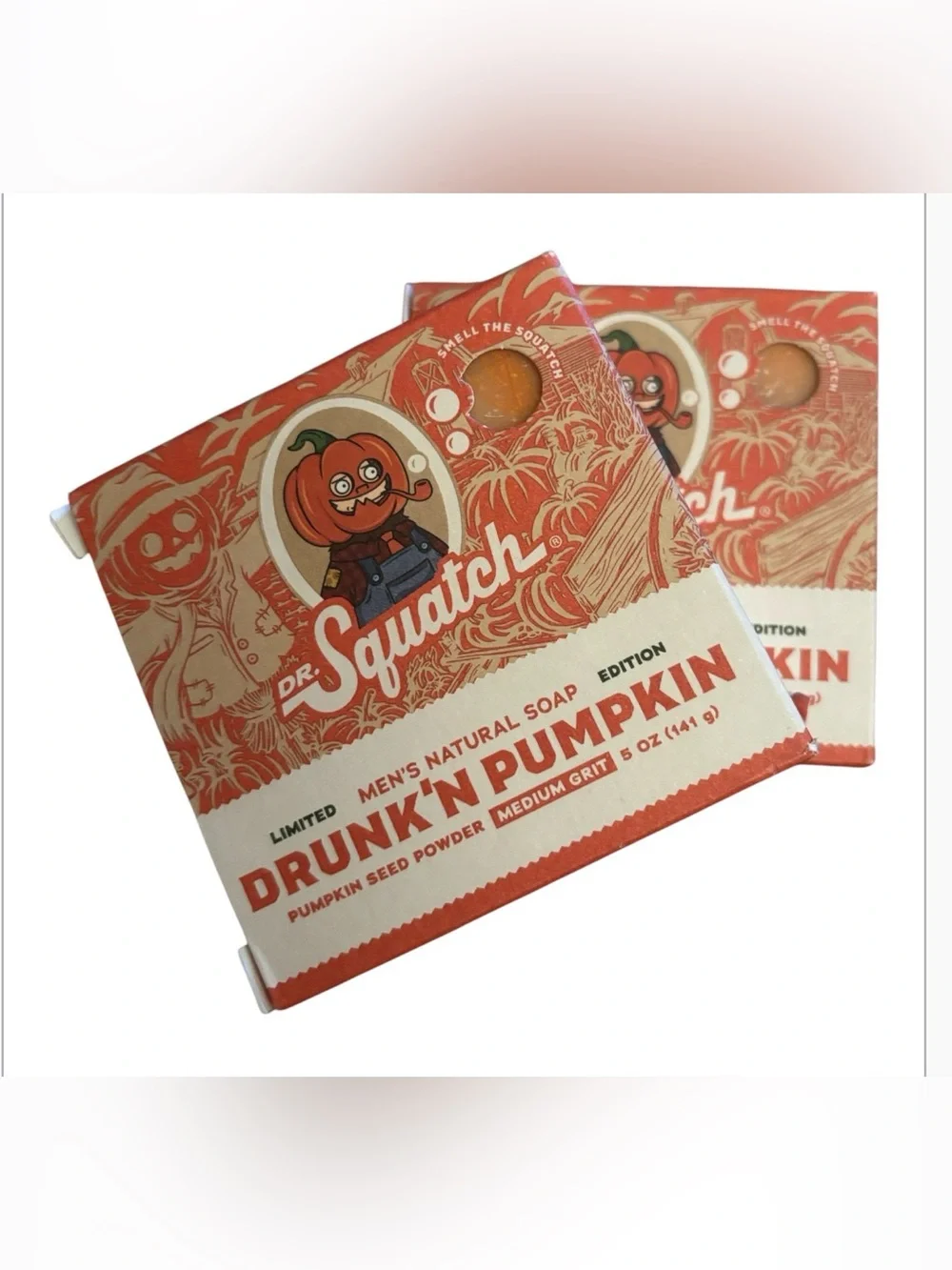 Dr. Squatch | Bundle Limited Edition Drunk’N Pumpkin Men’s Natural Soaps NWT 2